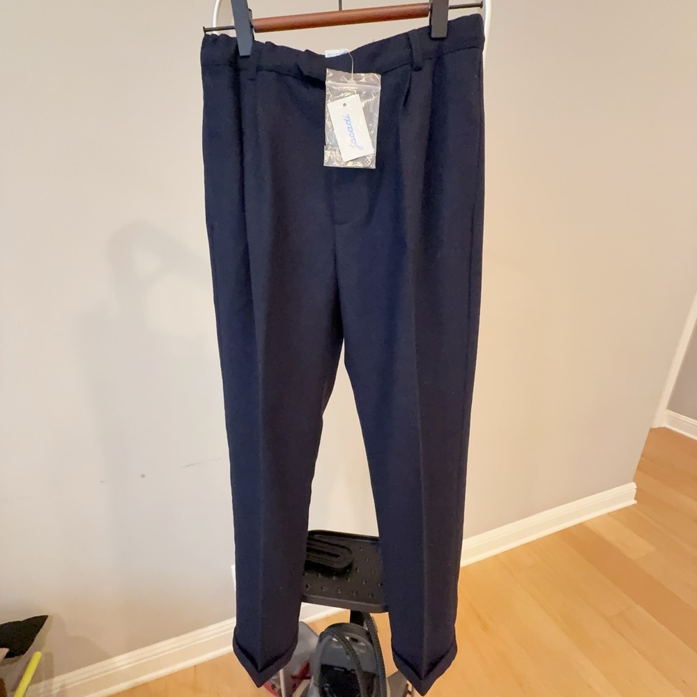 Jacadi New Kids Navy  thick wool Pants